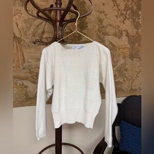 Christian Dior Separates Paris New York Lambswool, Angoria Rabbit Sweater